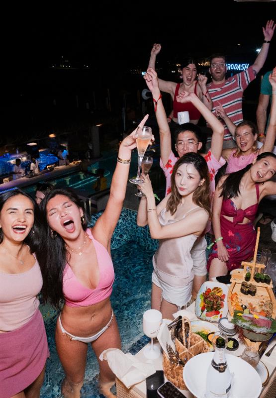 Elevate your celebration with vibrant vibes, day or night
